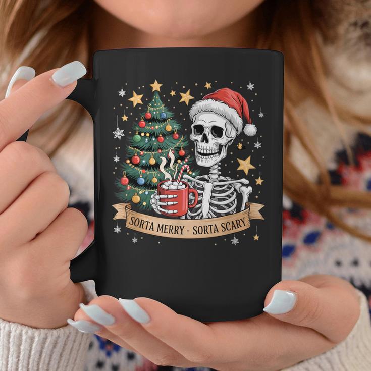 Sorta Merry Sorta Scary Retro Skeleton Hot Cocoa Christmas Coffee Mug Unique Gifts Sorta Merry Sorta Scary Retro Skeleton Hot Cocoa Christmas Coffee Mug Unique Gifts