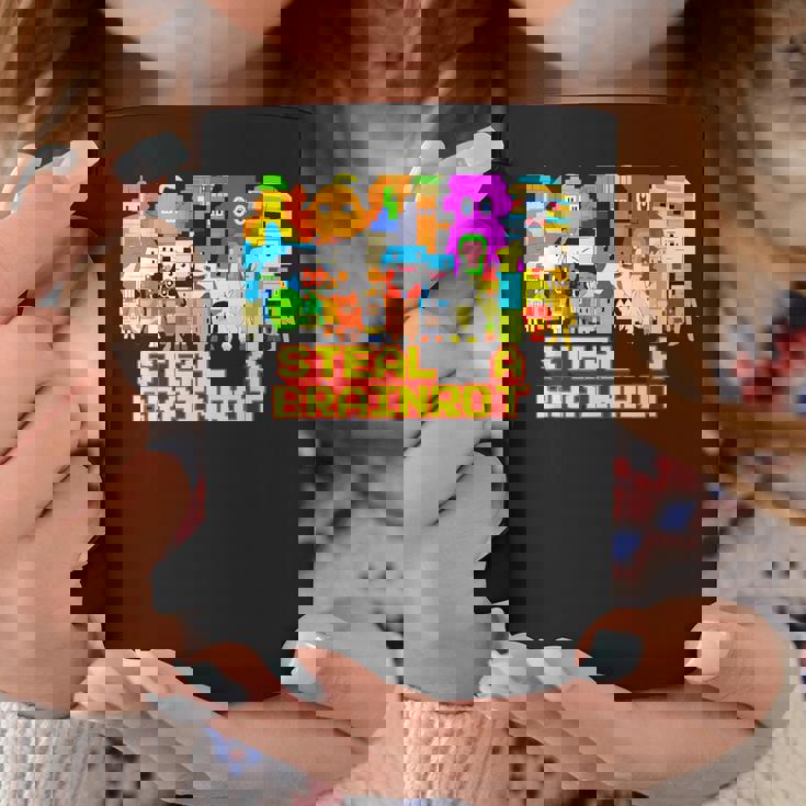 Steal A Brainrot Meme ビデオゲーム キッズゲーマー コーヒーマグ 面白い贈り物