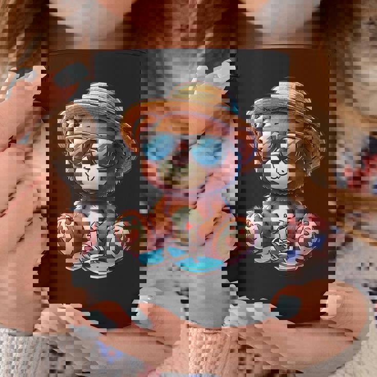 Summeribes テディベア 完璧な夏プリント コーヒーマグ 面白い贈り物