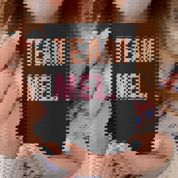 Team Mel 名前 コーヒーマグ 面白い贈り物