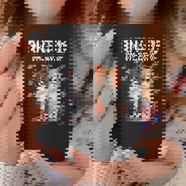 Things I Do In Mypare Time Cat Lover Men コーヒーマグ 面白い贈り物