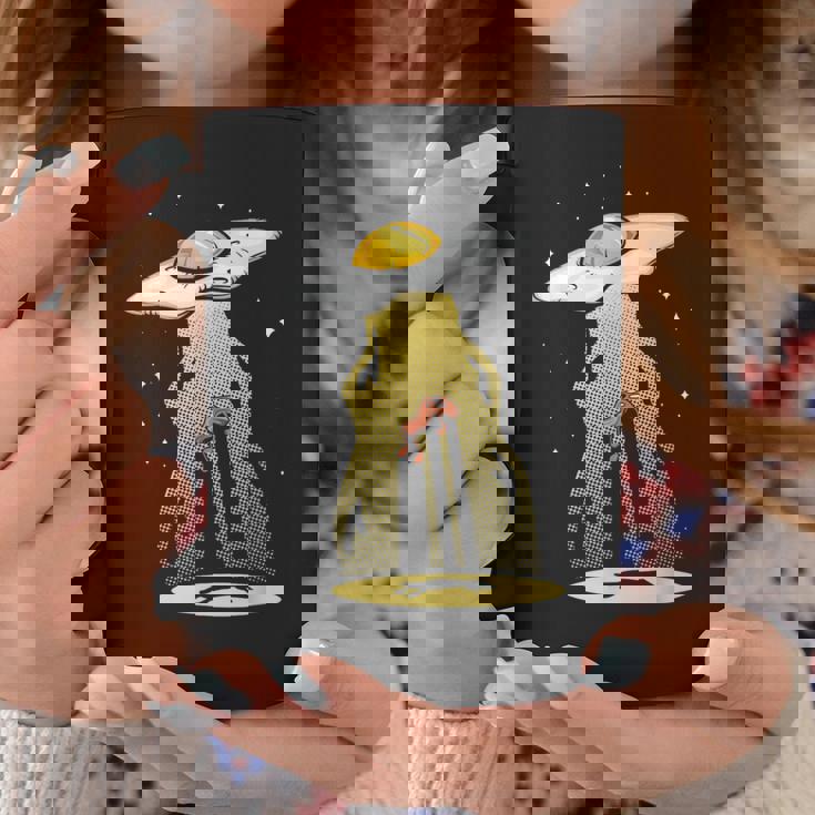 Ufo 卵 ベーコン アブダクション 面白い 宇宙人 朝ごはん 銀河系 食品 コーヒーマグ 面白い贈り物