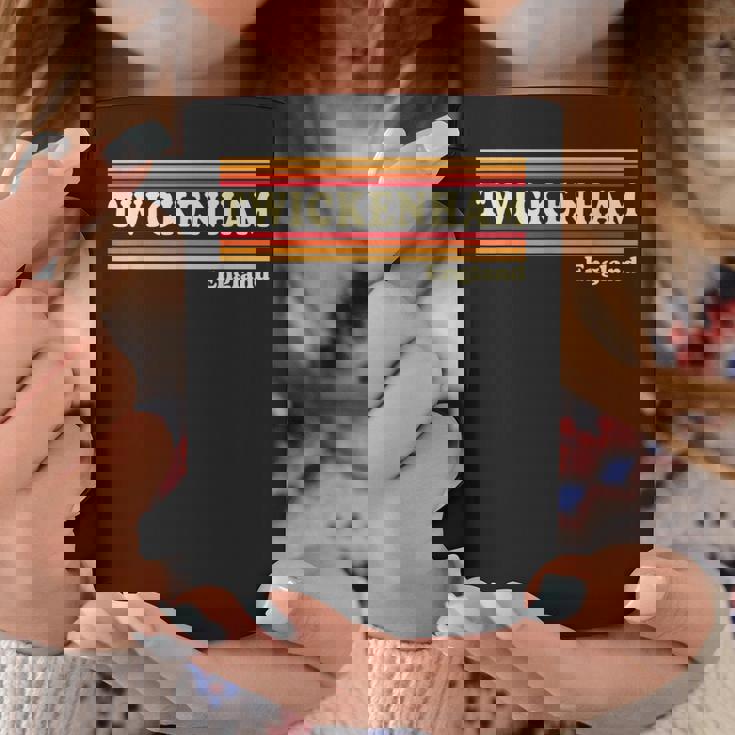 Vintage 80s Twickenham England Retro Graphic Coffee Mug Unique Gifts