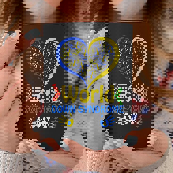 World Downyndrome Day Upport And Awareness 321 コーヒーマグ 面白い贈り物
