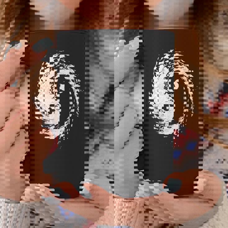 Ying Yang Flowtate 瞑想 水彩画 太極拳 メンズ レディース コーヒーマグ 面白い贈り物