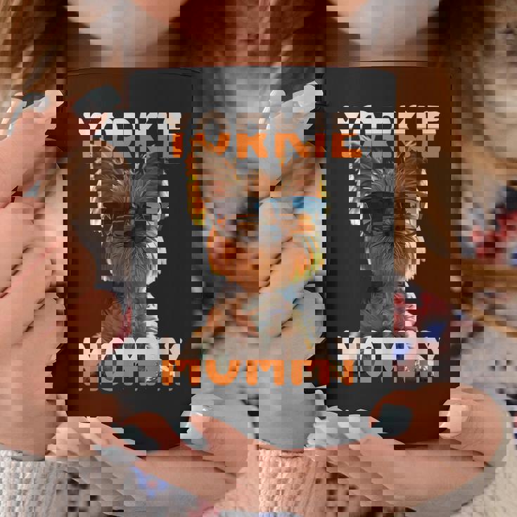 Yorkie Mommyヨーキー ママ 母親 母の日 ママ かわいい ヨークシャー・テリア コーヒーマグ 面白い贈り物