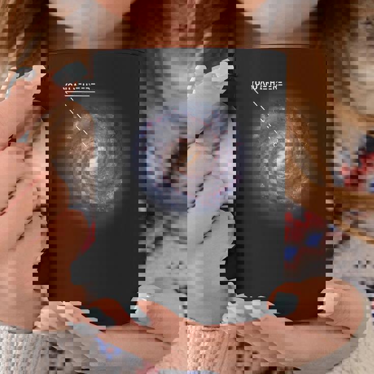 You Are Here 銀河 天文学 天の川 宇宙 サイファイ コーヒーマグ 面白い贈り物