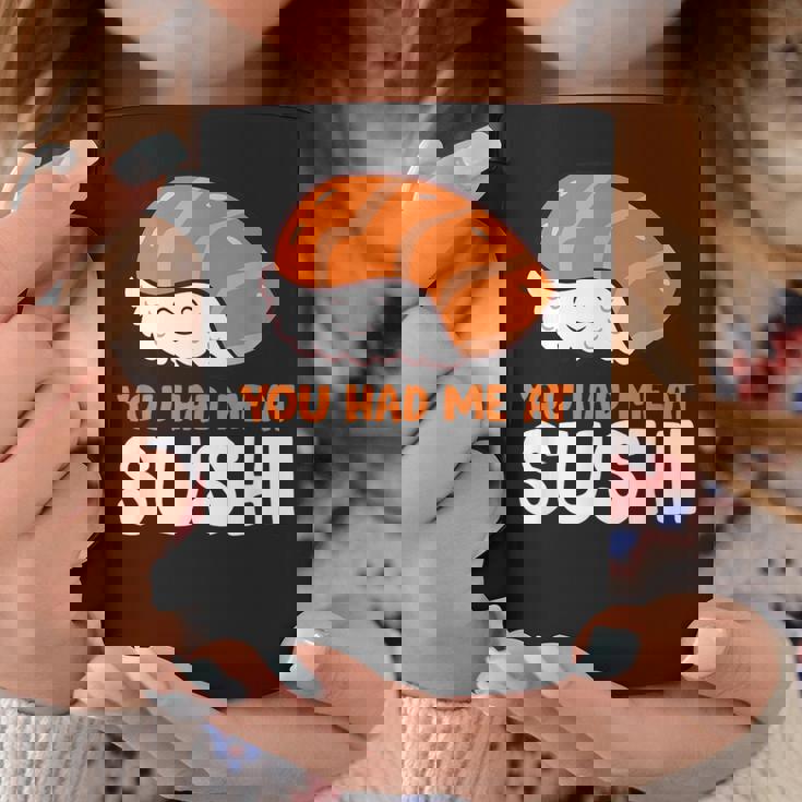 You Had Me At 寿司大好き サーモンにぎり サーモン寿司 コーヒーマグ 面白い贈り物
