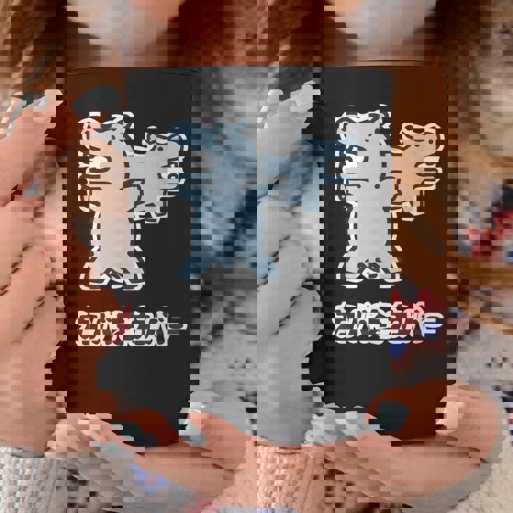 『カバをカバー』カバ くん【どうぶつフレンズ】動物 ゆる かわいい キャラ 面白 ダジャレ ギャグ ジョーク コーヒーマグ 面白い贈り物