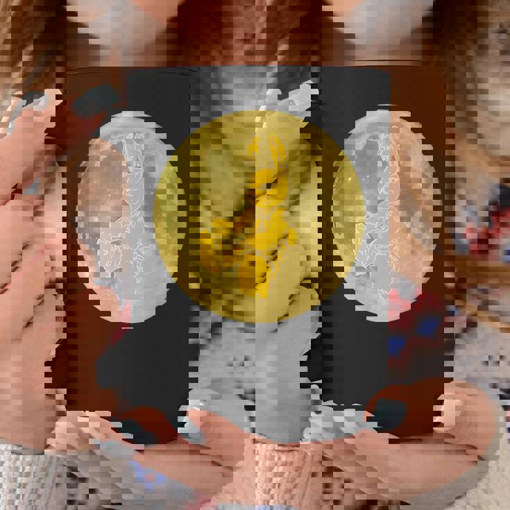 うさぎ星人 On The Yellow Moon コーヒーマグ 面白い贈り物