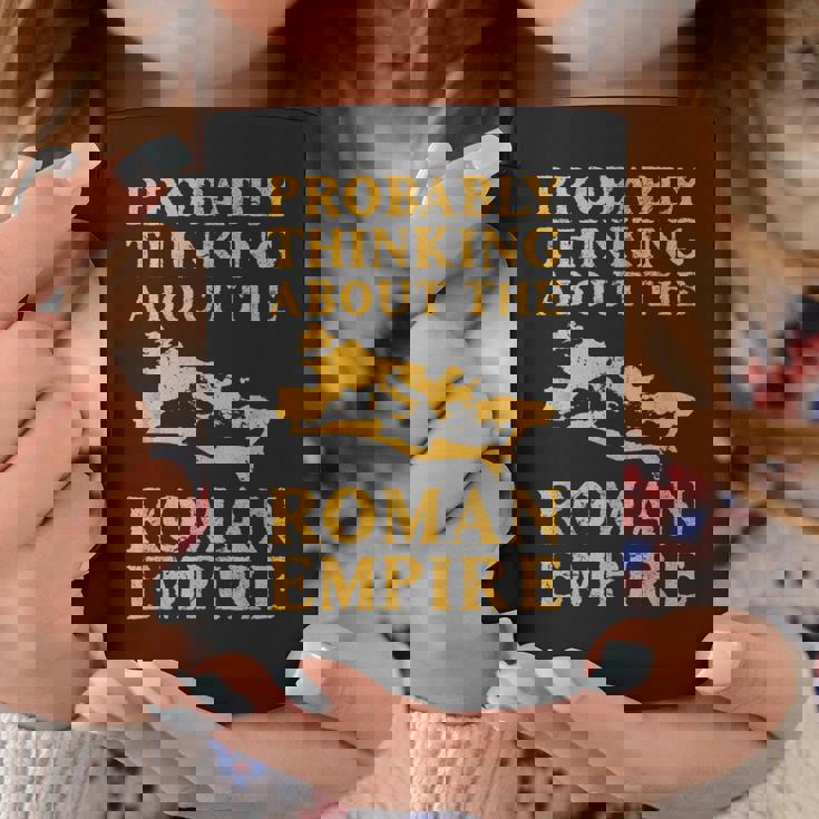 おそらくローマ帝国について考える 古代ローマ地図 コーヒーマグ 面白い贈り物