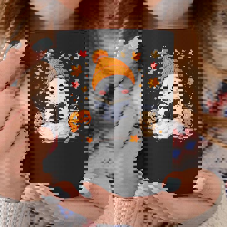 おばけ読書本 紅葉 ハロウィン ゴーストコーヒー コーヒーマグ 面白い贈り物