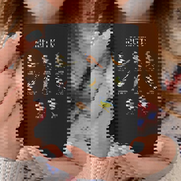 おもしろバードウォッチング ユーモア おっぱいコレクション ニースシジュウカラ 鳥 長袖tシャツ コーヒーマグ 面白い贈り物