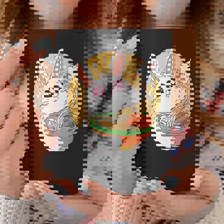 かわいい ウサギ 食べる ラーメン 漫画 カワイイ 食べ物 好き コーヒーマグ 面白い贈り物