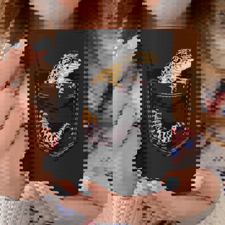 かわいいヒョウゲッコ トカゲ爬虫類 ヒョウ ヤモリのお父さん用 長袖tシャツ コーヒーマグ 面白い贈り物