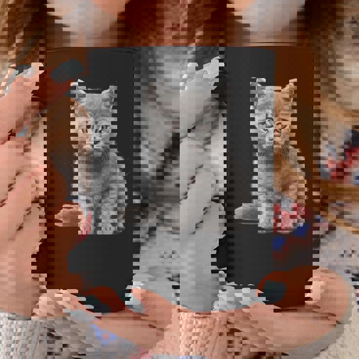 かわいいブリティッシュショートヘア 猫好きの子猫 コーヒーマグ 面白い贈り物