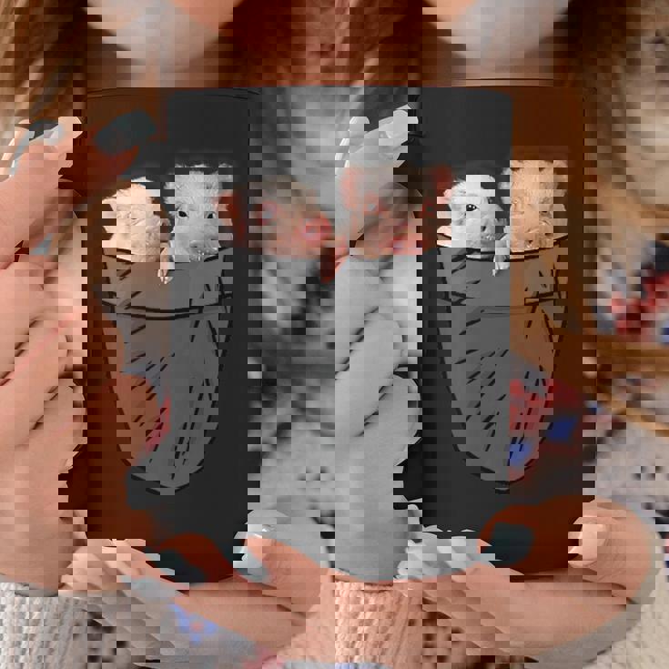 かわいい豚 ポケット覗き見 面白い豚 コーヒーマグ 面白い贈り物