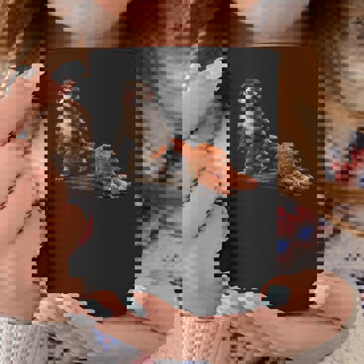 かわいい赤ちゃん猿の名前付きパンチシャツパンチモンキーサポーター 長袖tシャツ コーヒーマグ 面白い贈り物