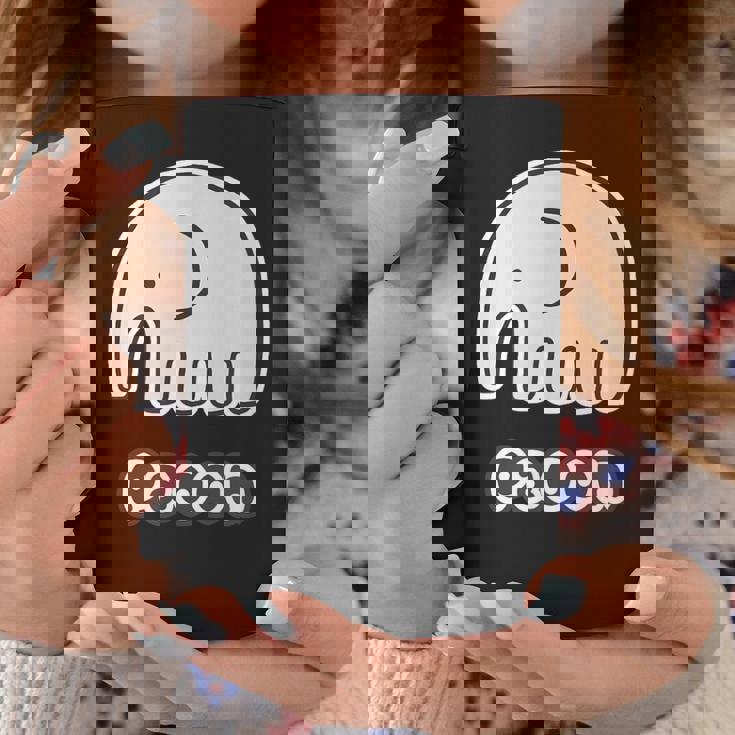 ぞうさん【Paoon パオーン】象（丸耳）シンプル【どうぶつフレンズ】ゆる かわいい 動物 キャラクター コーヒーマグ 面白い贈り物