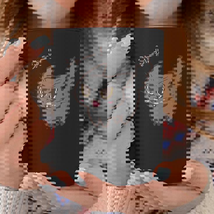 ねこシャー黒猫ver コーヒーマグ 面白い贈り物