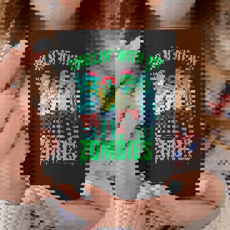 まったりもゾンビハロウィーン少年キッズギフトゾンビ コーヒーマグ 面白い贈り物