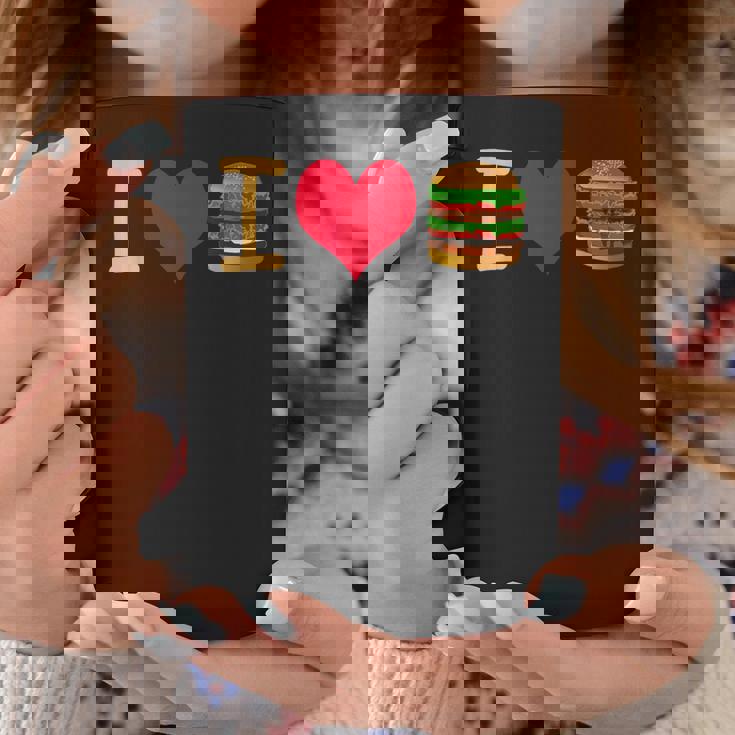 アイ・ラブ・デラックス・ハンバーガー コーヒーマグ 面白い贈り物