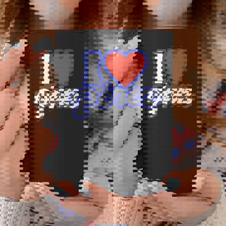 アイ・ラブ・ペレス コーヒーマグ 面白い贈り物