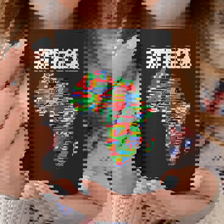 アフリカtシャツ 誇り高きアフリカ国旗大陸愛 コーヒーマグ 面白い贈り物