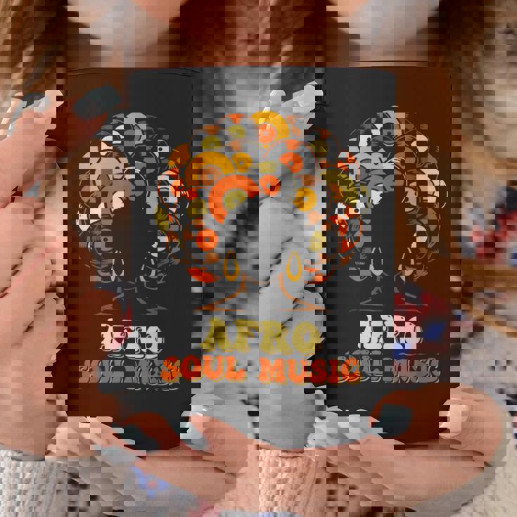 アフロソウルミュージック ビニール レトロ 70年代 80年代 ファンク ディスコダンス コーヒーマグ 面白い贈り物