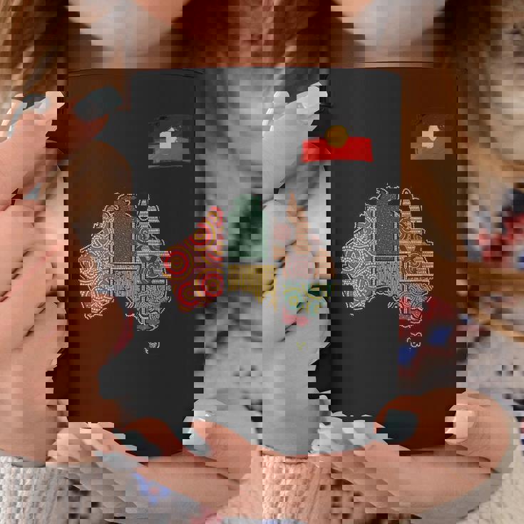 アボリジニ・アート・オーストラリア コーヒーマグ 面白い贈り物