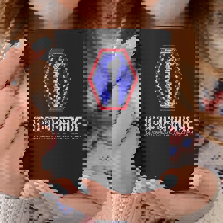 アメリカン・マローダー：第442連隊戦闘チーム・ゴー・フォー・ブローク コーヒーマグ 面白い贈り物