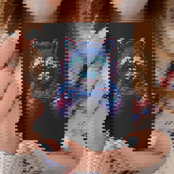 アライグマ ビデオ ゲーム ゲーマー ギャンブラー コンピューター ゲーマー アライグマ コーヒーマグ 面白い贈り物