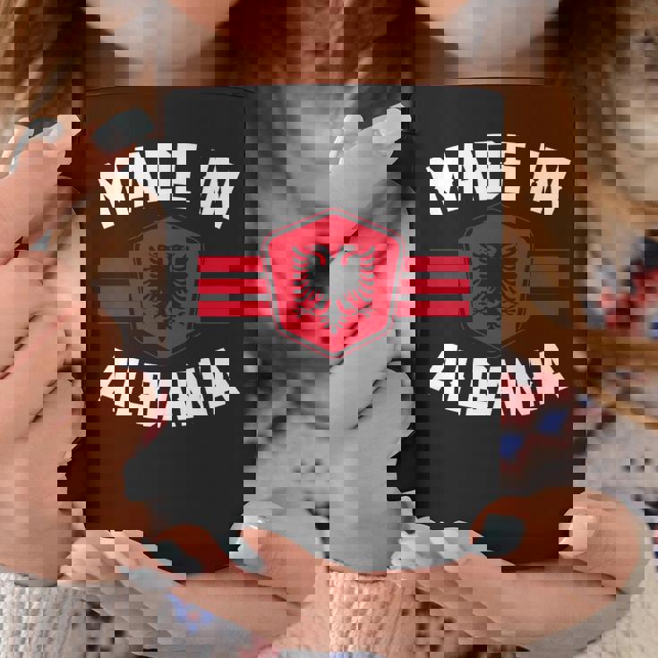 アルバニア アルバニア国旗 長袖tシャツ コーヒーマグ 面白い贈り物