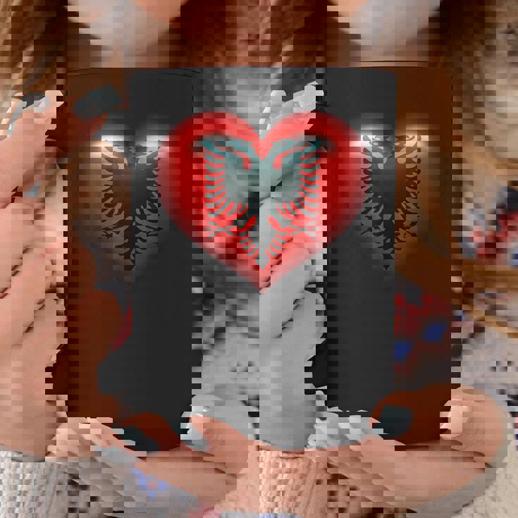 アルバニア国旗 イーグル ダブル レッド アルバニア シュキペ コソボ コーヒーマグ 面白い贈り物