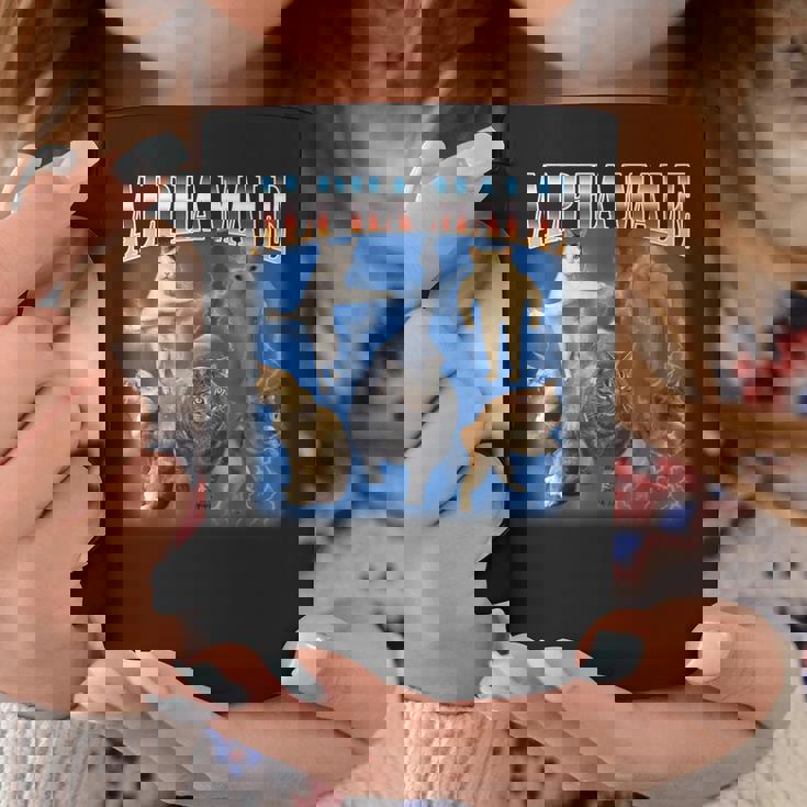 アルファ 男性 面白い ジョーク ミーム 大人 ユーモア 猫 ミーム コーヒーマグ 面白い贈り物