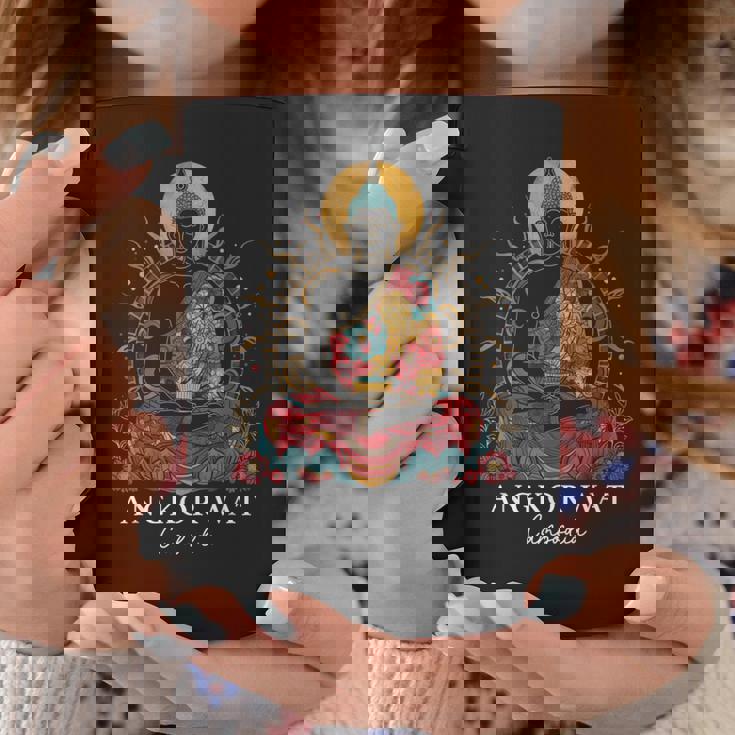 アンコールワット カンボジア ブッダ ヴィンテージ 仏教 お土産 コーヒーマグ 面白い贈り物