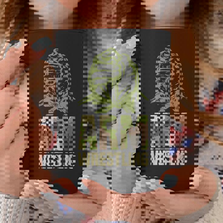 アームレスリングアームプレス、二頭筋 コーヒーマグ 面白い贈り物