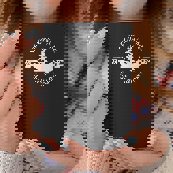 イエローストーン国立公園 ヘラジカ カヌー コーヒーマグ 面白い贈り物