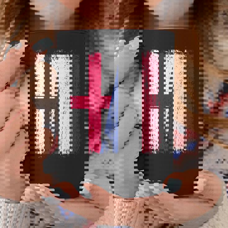 イングランド オランダ ハーフフラッグ イングリッシュ オランダ遺産 長袖tシャツ コーヒーマグ 面白い贈り物