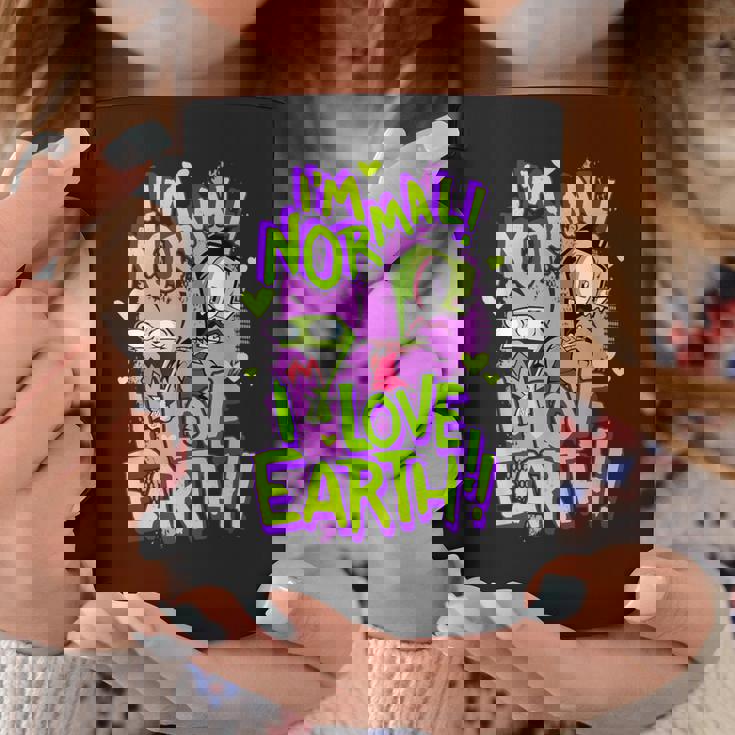 インベーダージムアイムノーマルアイラブアースデイ コーヒーマグ 面白い贈り物