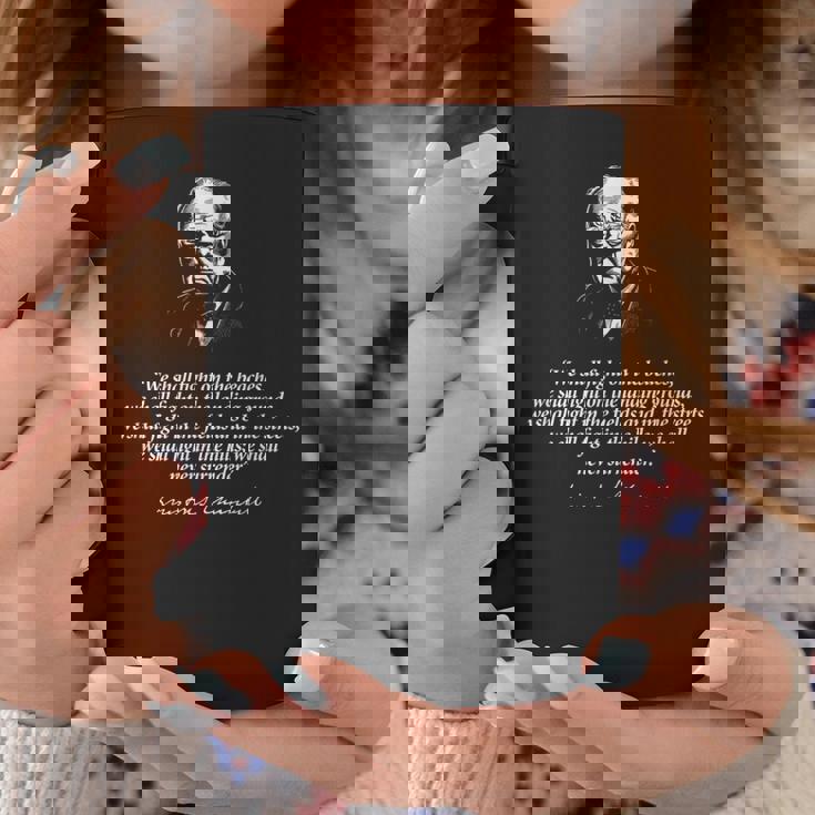 ウィンストン・チャーチル Wehall Neverurrender 引用 コーヒーマグ 面白い贈り物