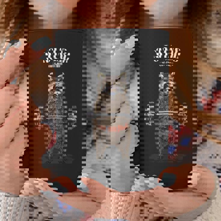 ウェイトリフティング 筋トレ バーベル やる気がないなら家に帰れ 狸 たぬき コーヒーマグ 面白い贈り物