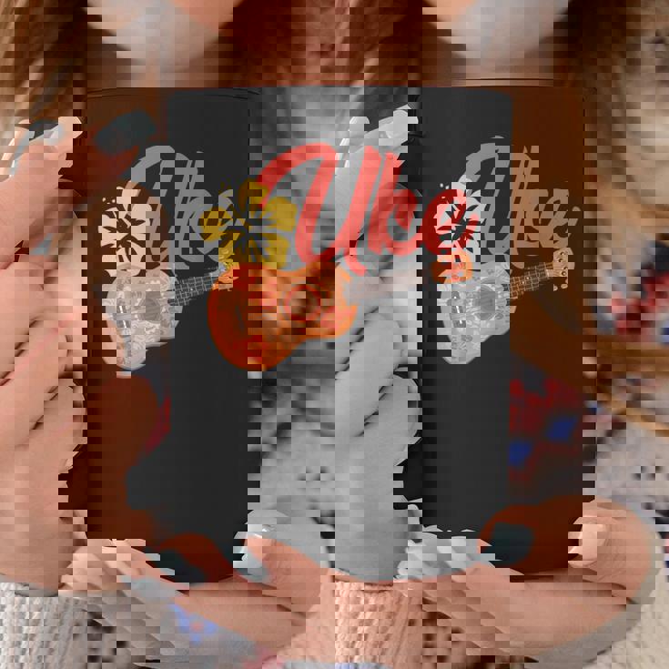 ウクレレギターギタリスト楽器 コーヒーマグ 面白い贈り物