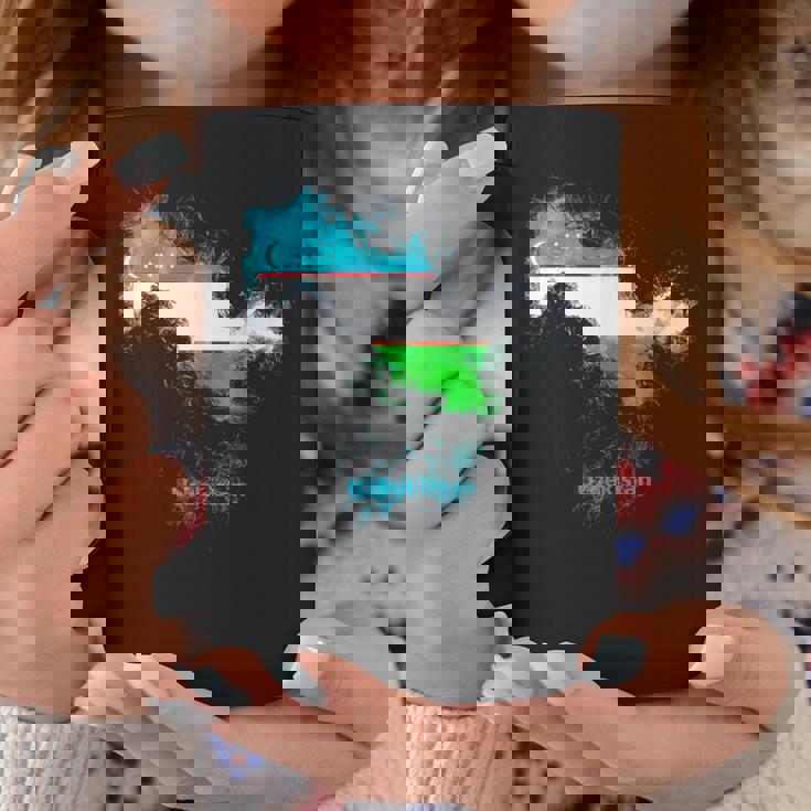 ウズベキスタン 国旗 地図 ウズベク ウズベキスタン コーヒーマグ 面白い贈り物