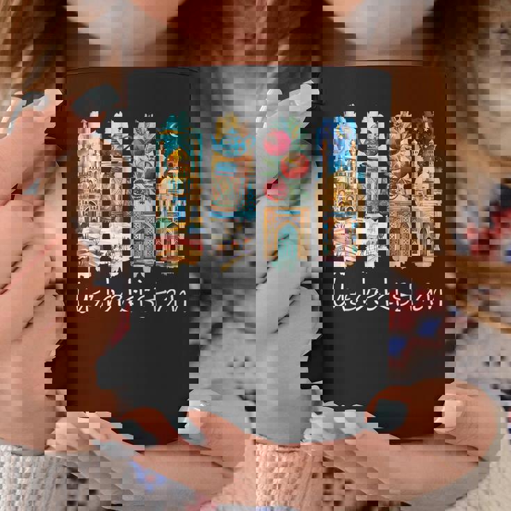 ウズベキスタン 筆文字 ウズベク バカンス お土産 ウズベキスタン コーヒーマグ 面白い贈り物