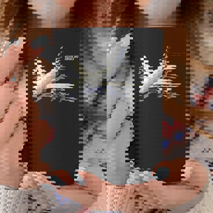 エアバスa380ターボジェット飛行機旅客機航空パイロットギフト コーヒーマグ 面白い贈り物