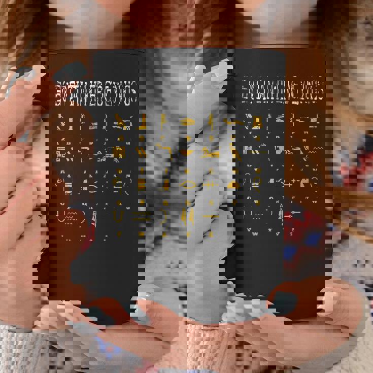 エジプトヒエログリフ I エジプト人 神 Ra Abc アルファベット コーヒーマグ 面白い贈り物