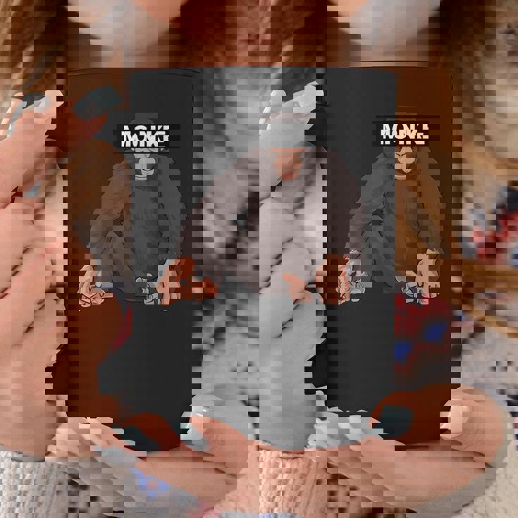 エステティック・モンク・ミーム・ファニー・モンキー・ラバー コーヒーマグ 面白い贈り物