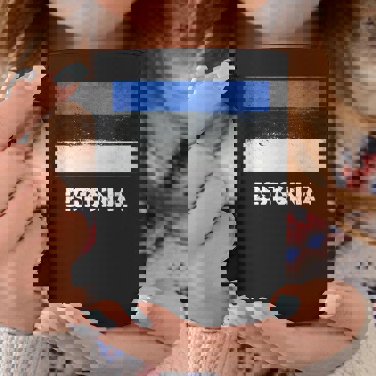 エストニア国旗tシャツ コーヒーマグ 面白い贈り物