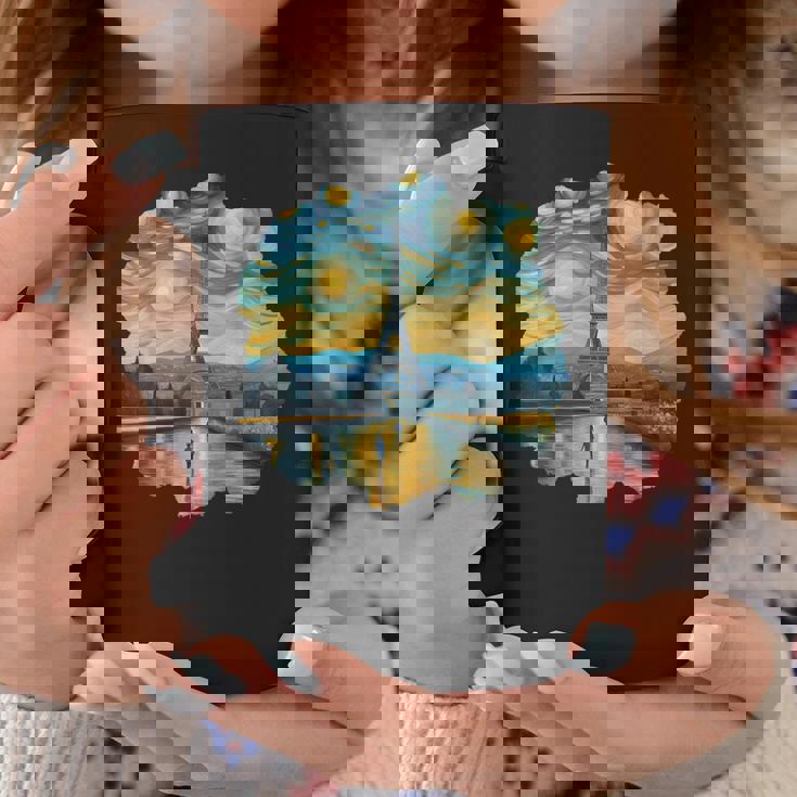 エッフェル塔 アートワーク ルーヴル美術館 フランス観光 パリ コーヒーマグ 面白い贈り物